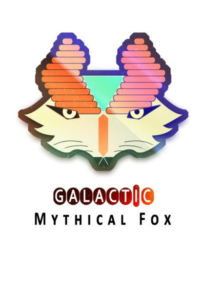 Wall Art, Galactic Mythical Fox Wall Art