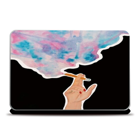 Blowing Smoke Laptop Skins