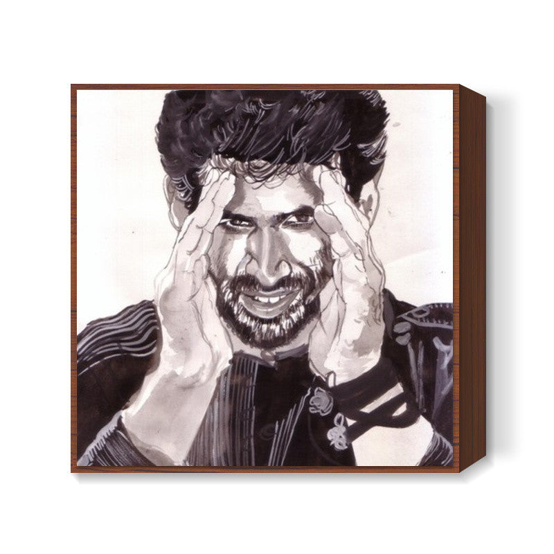 Aditya Roy Kapur is a focussed actor Square Art Prints