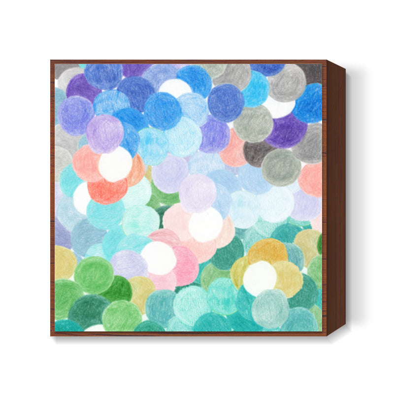 Playfully picturesque Square Art Prints