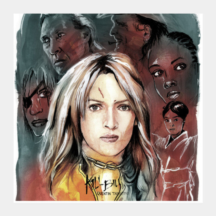 Square Art Prints, Kill Bill Square Art Prints