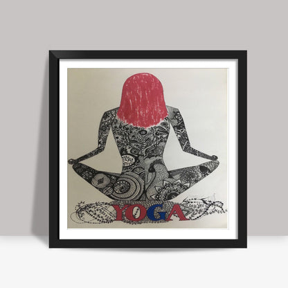 Yoga Square Art Prints