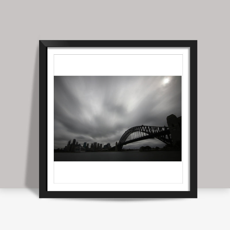 Sydney Opera and Harbour Bridge Square Art Prints