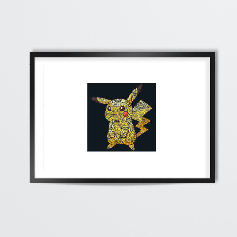 Pikachu Doodle  Wall Art