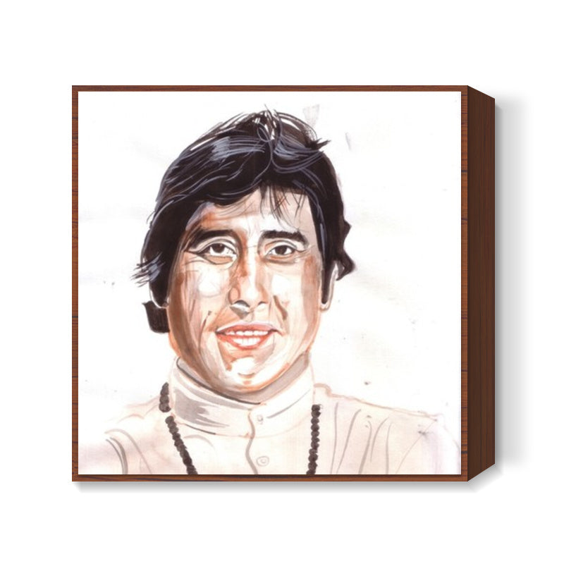 Vinod Khanna was unique Square Art Prints