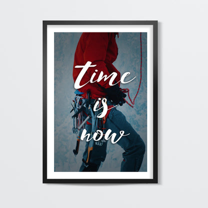 Time Is Now | Motto Wall Art