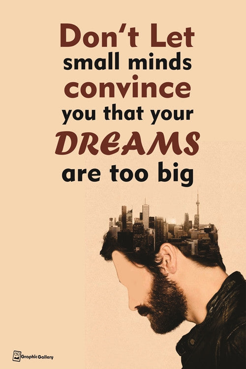 Dream Quote 2 Art PosterGully Specials