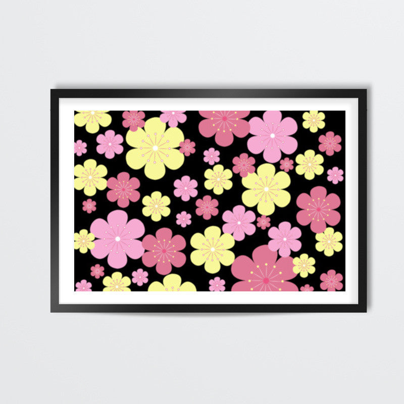 Blossom Black Wall Art