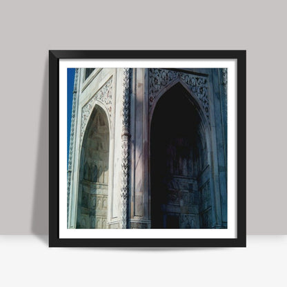 Taj Mahals Walls Square Art Prints