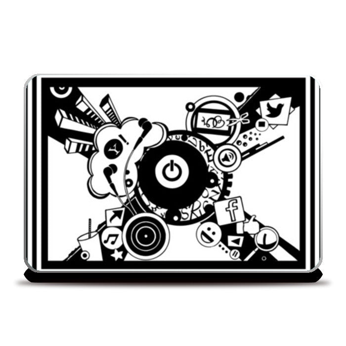 Virtual World Laptop Skins