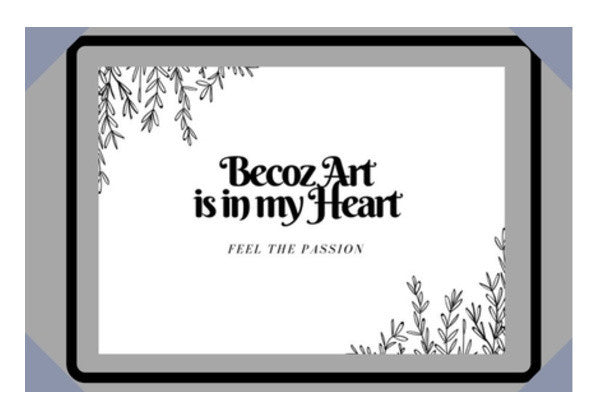 Art Is In My Heart Art PosterGully Specials