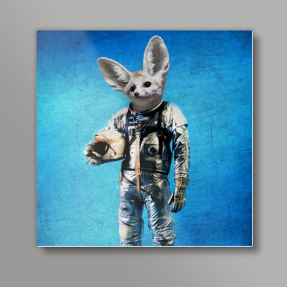 fennec the captain Square Art Prints