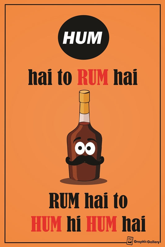 Hum Hai To Rum Hai Art PosterGully Specials