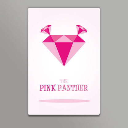 Pink Panther Minimal Wall Art