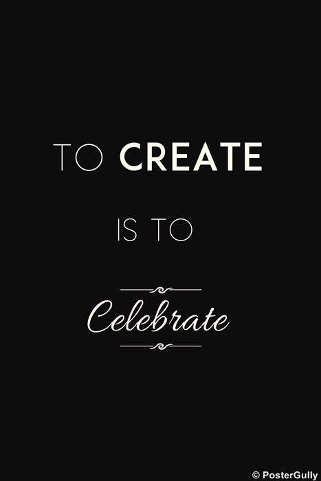 Wall Art, Create | Celebrate, - PosterGully